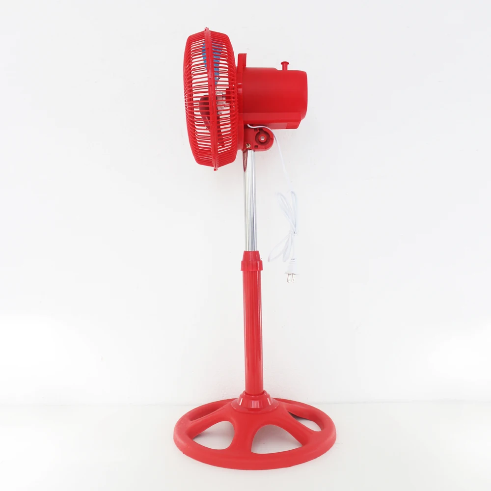 10 Inch Portable High Speed Mini Stand Fan 12 Inch Strong Power Plastic Grill Metal Blades StandIng Air Cooling Fan