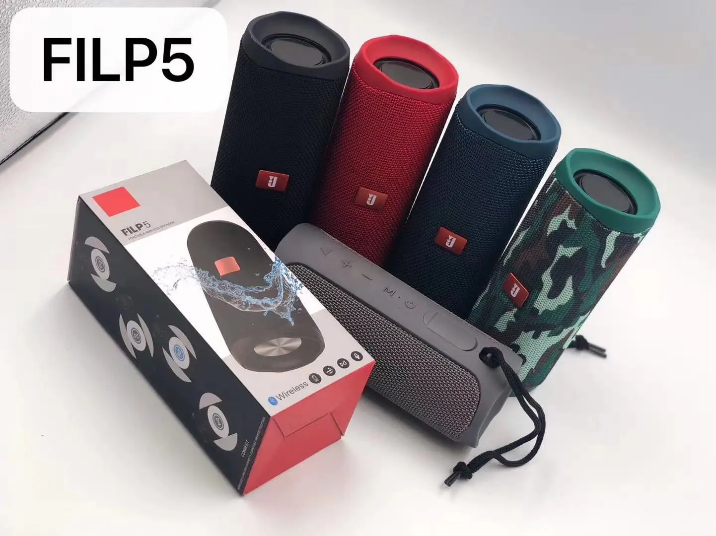 Flip5 Portable Wireless BT Speaker Wireless Waterproof Outdoor USB Speakers Support AUX TF Subwoofer blue tooth Loudspeaker - ANKUX.COM