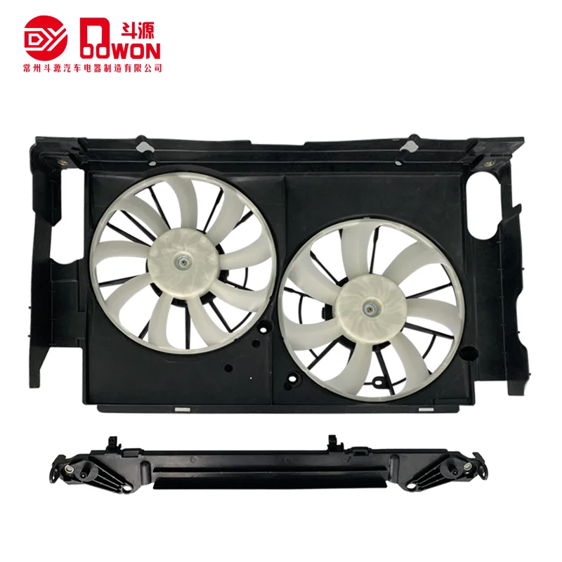 Radiator Fan Assembly Car 12V Fan Cooling Radiator Fan ISO certification Suitable FOR RAV4 2.5 L4 13-18 Oem 167110V240 For Dual