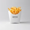 Caja para papas fritas