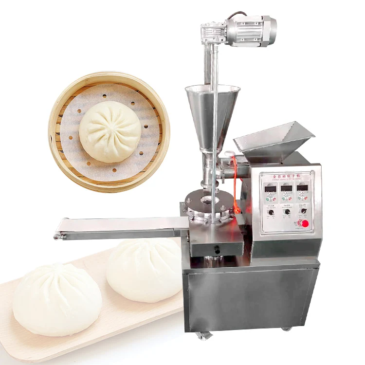 Cheap automatic dumpling steamed stuffed bun chaos machine fully auto steam bun machine square steamed bun making maker