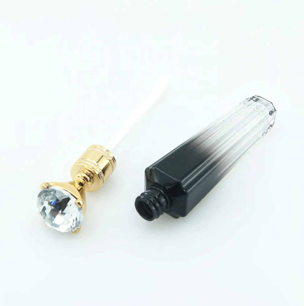 2ml Empty Lip Gloss Tube Custom Lipgloss Tube Containers clear Lip Gloss Tube with Brush