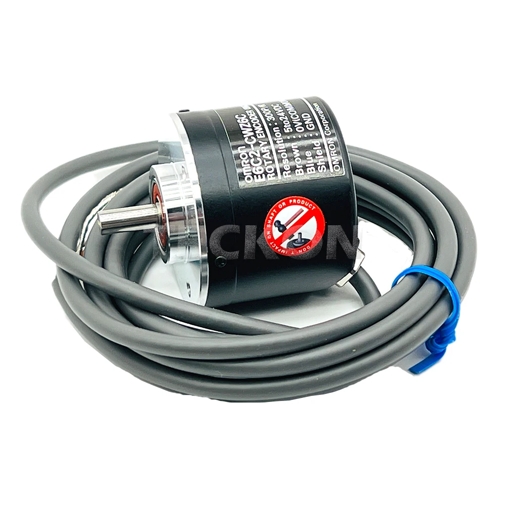 E6C2-CWZ6C 2m Nuevo Original Codificador Rotativo Diámetro 50mm Incremental E6C2 E6C2 CWZ6C Salida NPN