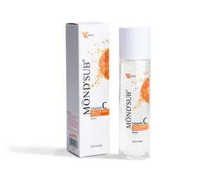 MOND'SUB Natural Face Skin Care Whitening Hydrating Vitamin C Face Toner with Private Label