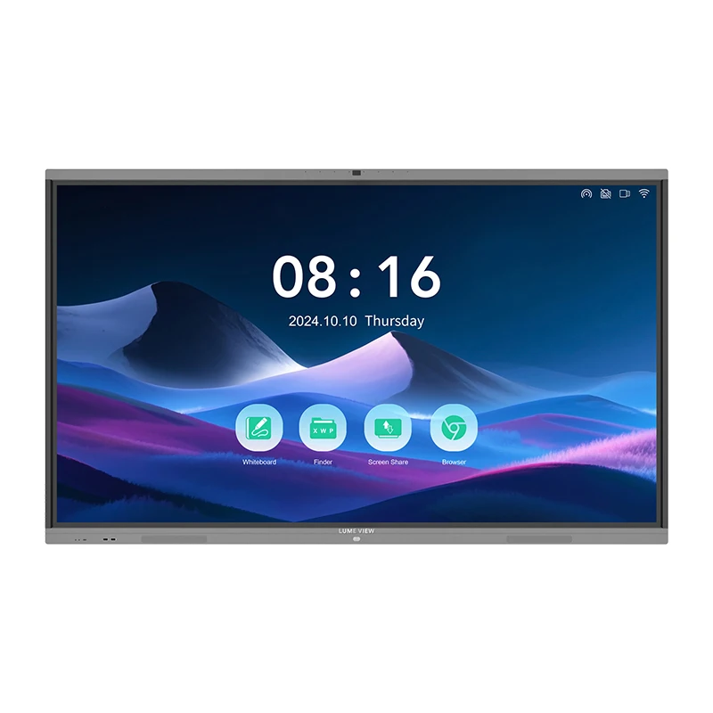 LUMEVIEW 65~75~86~98-Inch 4KHD Touch Screen Flat Panel Interactive All-in-One Digital Electronic Whiteboard Optimal Performance