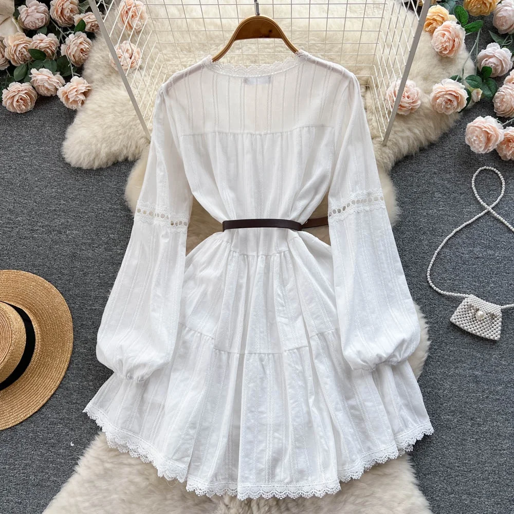 white christmas dresses Alima Long Sleeve Maxi Dress main image 0