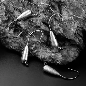 CHEERY Jig Head Hook for Soft Worm Lures, Special Jig Hooks Specially Designed for Mandarin Fish & Sea Bass – Soft Lure – view 5