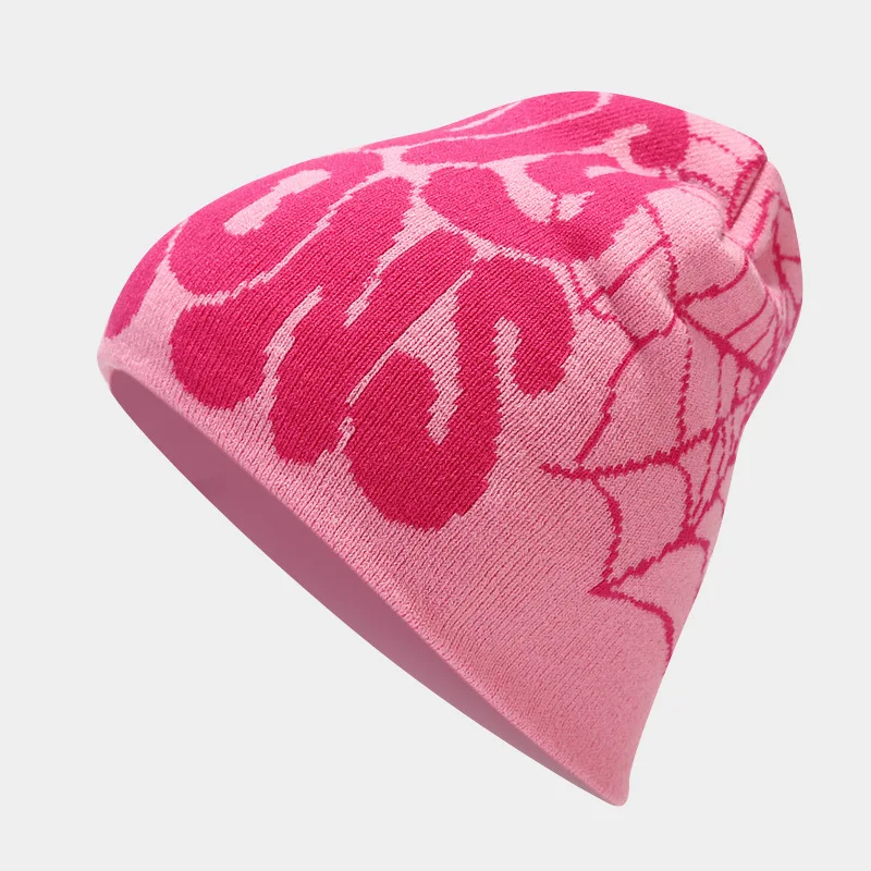 Y2K Style Beanie Hats - 100% Polyester Toques Jacquard Acrylic