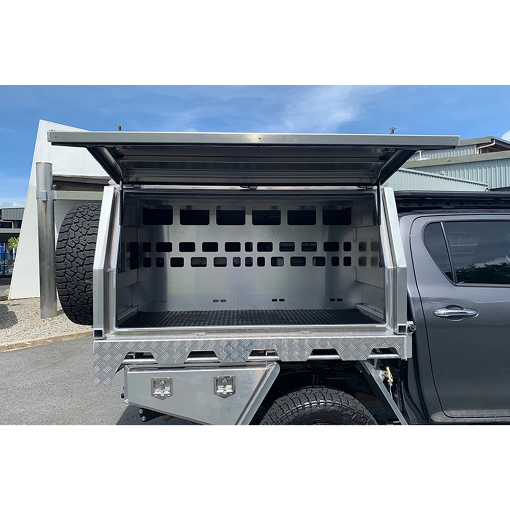Waterproof Aluminum Tool Box Tray Back Ute Canopy for Sale