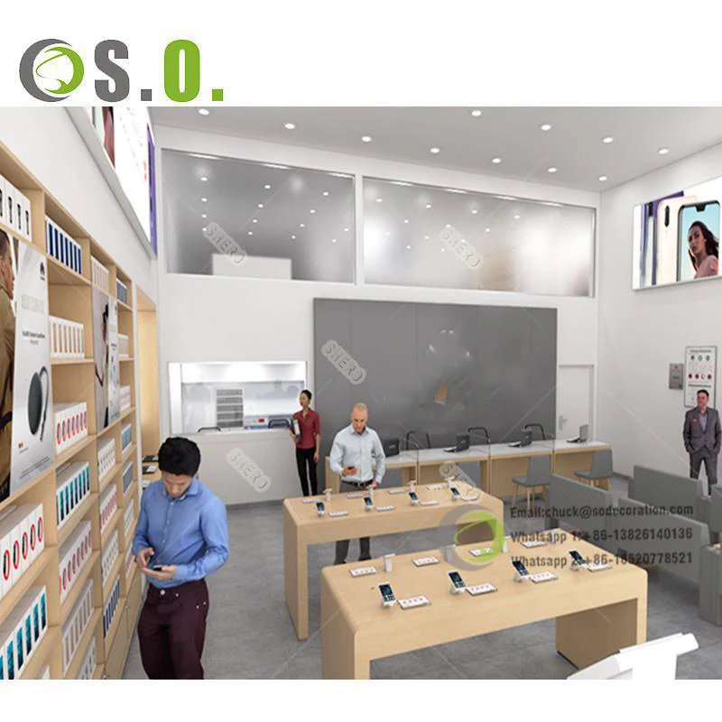 Modern Computer Shop Counter Design Glass Mobile Counter Design Mobile ...