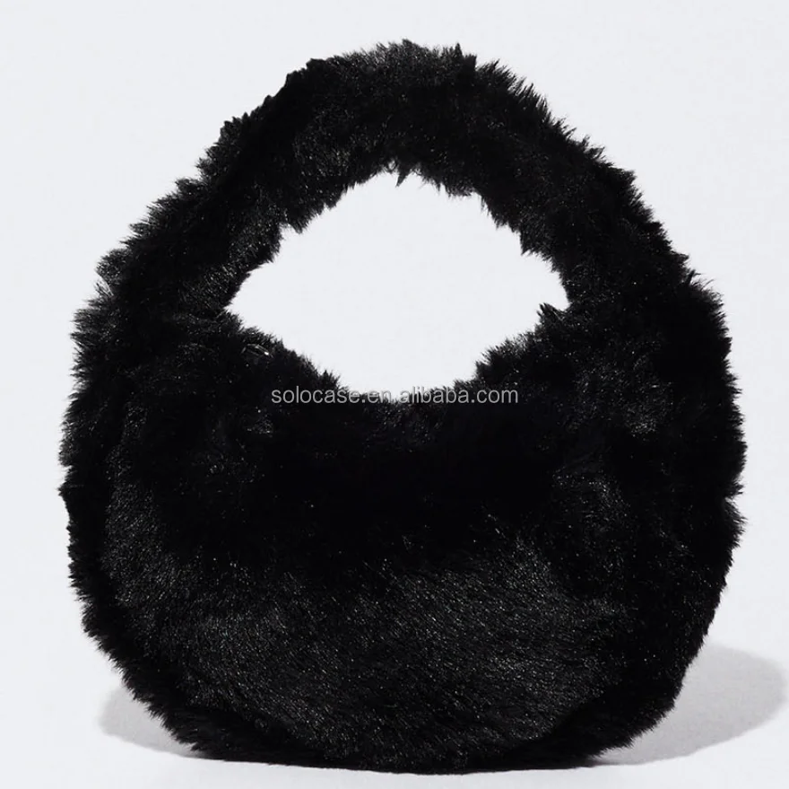 Large Capacity Fluffy Shoulder Handbag