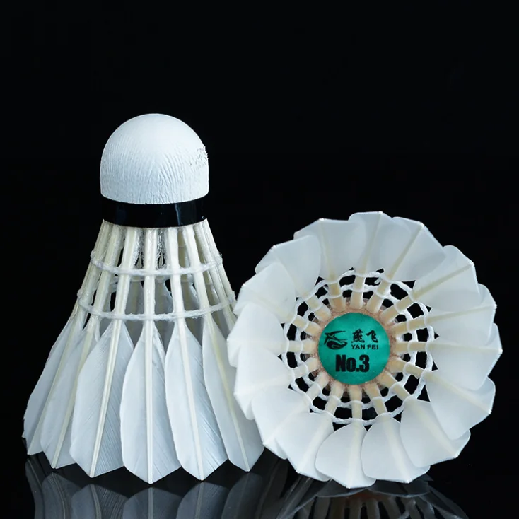 Оптовая продажа индивидуальные высококачественные воланчики для бадминтона с утиными