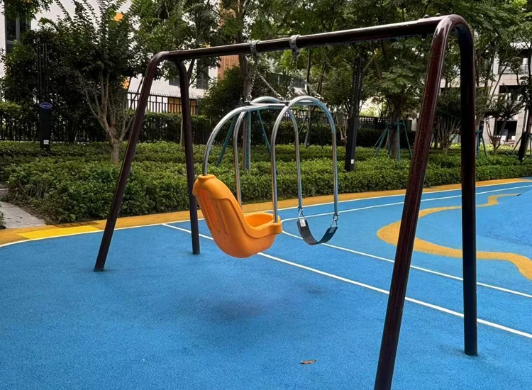 High Quality Outdoor Garden Swing Creative Patio Double Swing for Children and Adults for Trampoline Park Playground