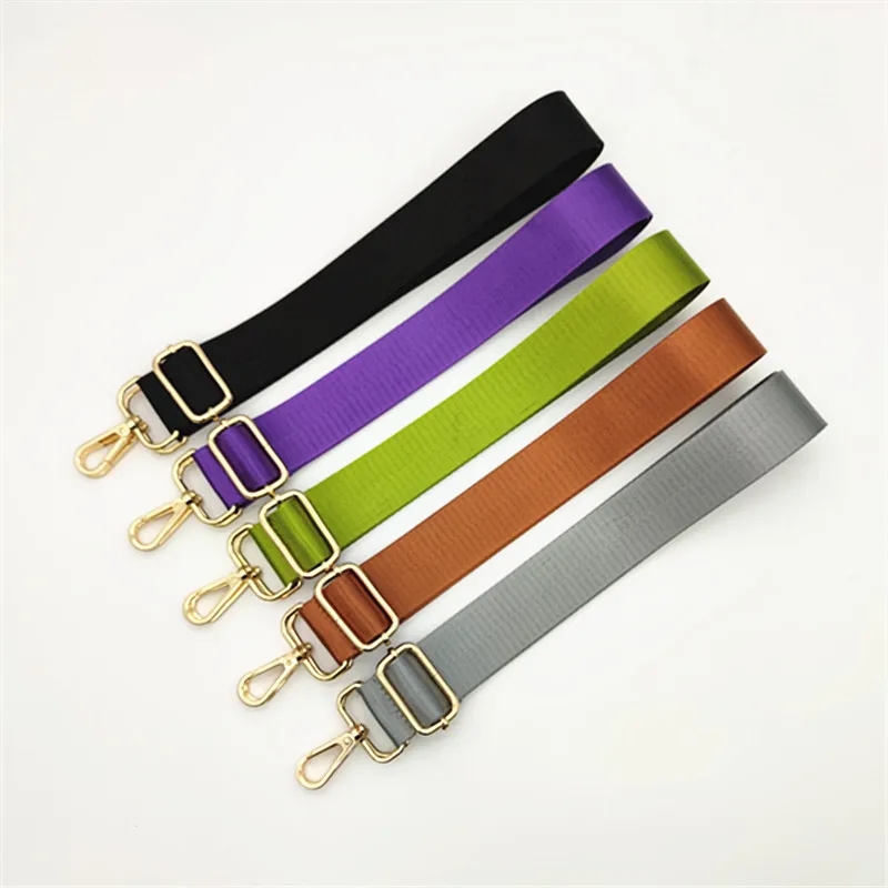 Correas De Hombro Ajustables Para Bolso - 2 Unidades Negras De Nailon, 3.8 Cm Ancho, Con Mosquetón, Universal Para Hombres Y Mujeres