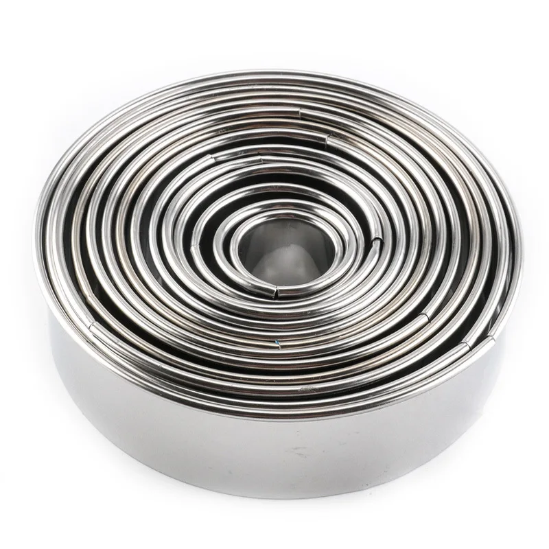 Mousse Circle Redondo De Acero Inoxidable, Cortadores De Pastelería Circulares Graduados, Molde Para Hornear, Utensilios Para Hornear Comprar A Buen Precio - Entrega Gratuita, Reseñas Reales Con Fotos