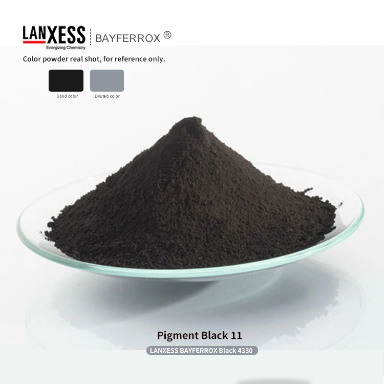 LANXESS BAYFERRO Iron Oxide Black for Paint Plastic Pigment Black 11 Easily Dispersed Iron Oxide Inorganic Pigment