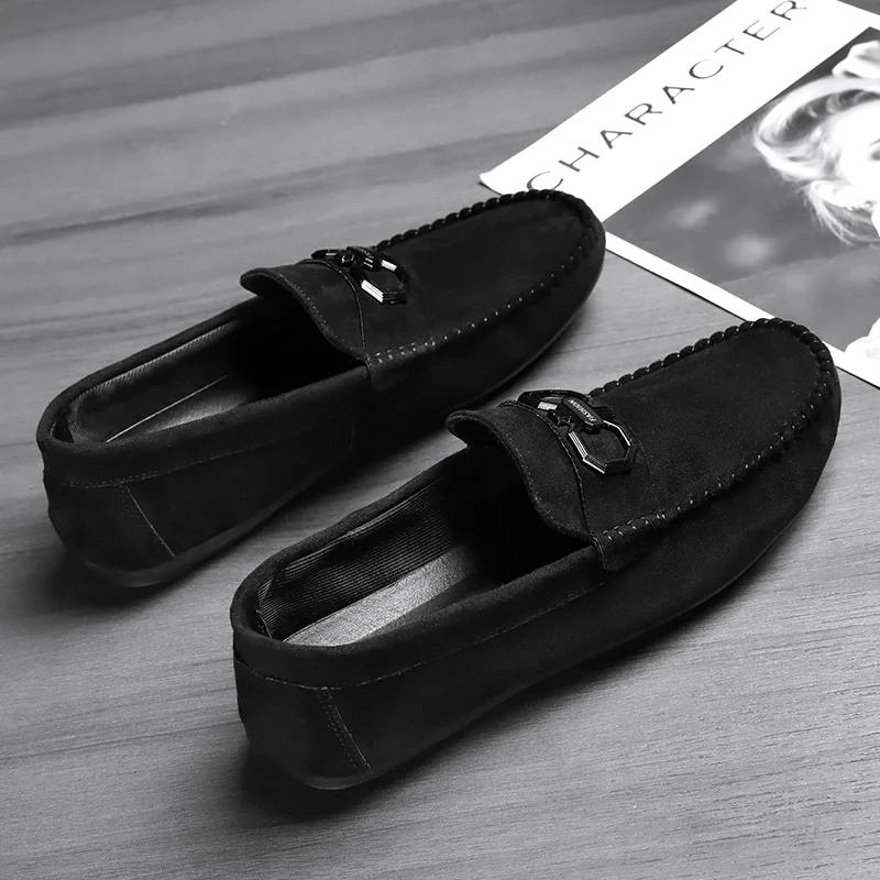 Daily Mens Loafers Office Working Shoes Hot Selling Wholesale Comfortable Casual Shoes for Men PU SUPER Low Print Rubber Accept