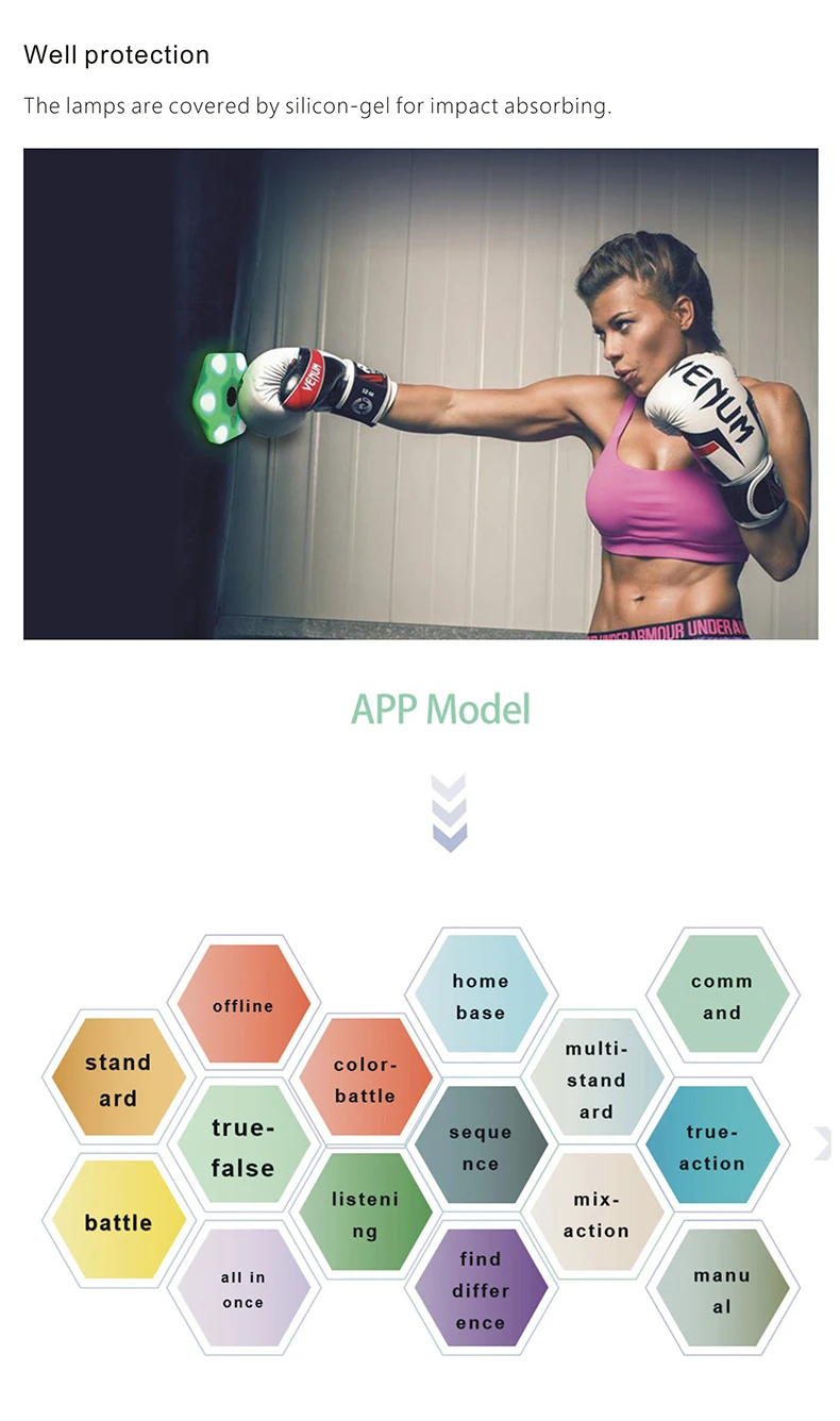 New Upgraded Speed And Reflexes Fitlight Trainer Agile Training Light Basketball Taekwondo