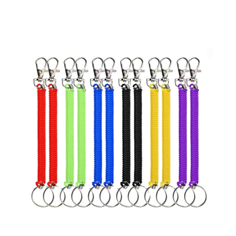 Custom Plastic Pvc Compression Springs Coil Spring for Sprial Hair Ties Crafts Keychains