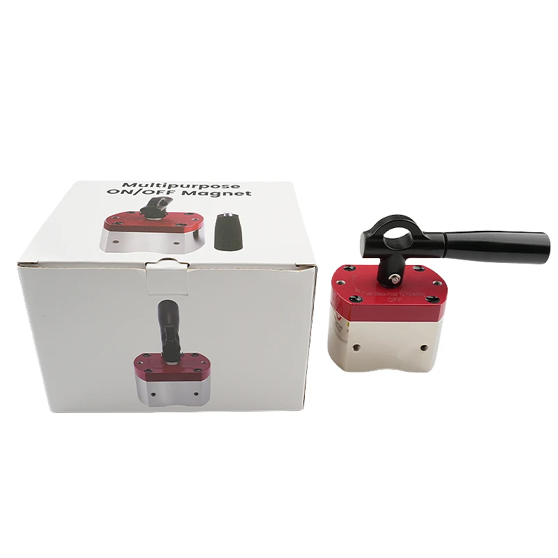Multipurpose Switch Magnet 660LB Pull-Off Force Switchable Magnetic System On/Off Magnet for Lifting Working Welding Positioning