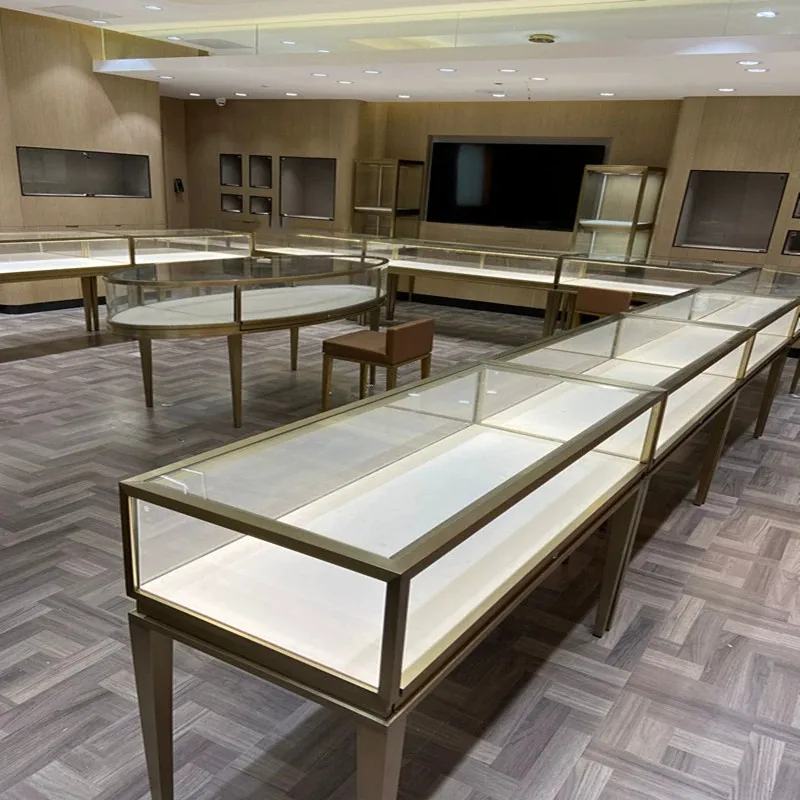 ガラスショーケース 広州-ZX高級ジュエリーショップディスプレイ家具ジュエリーショー