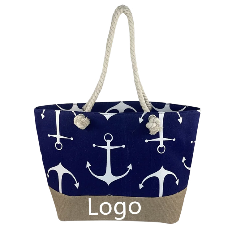 Promotional Personalized Women's Luxury Beach Bag Reusable Designer ...