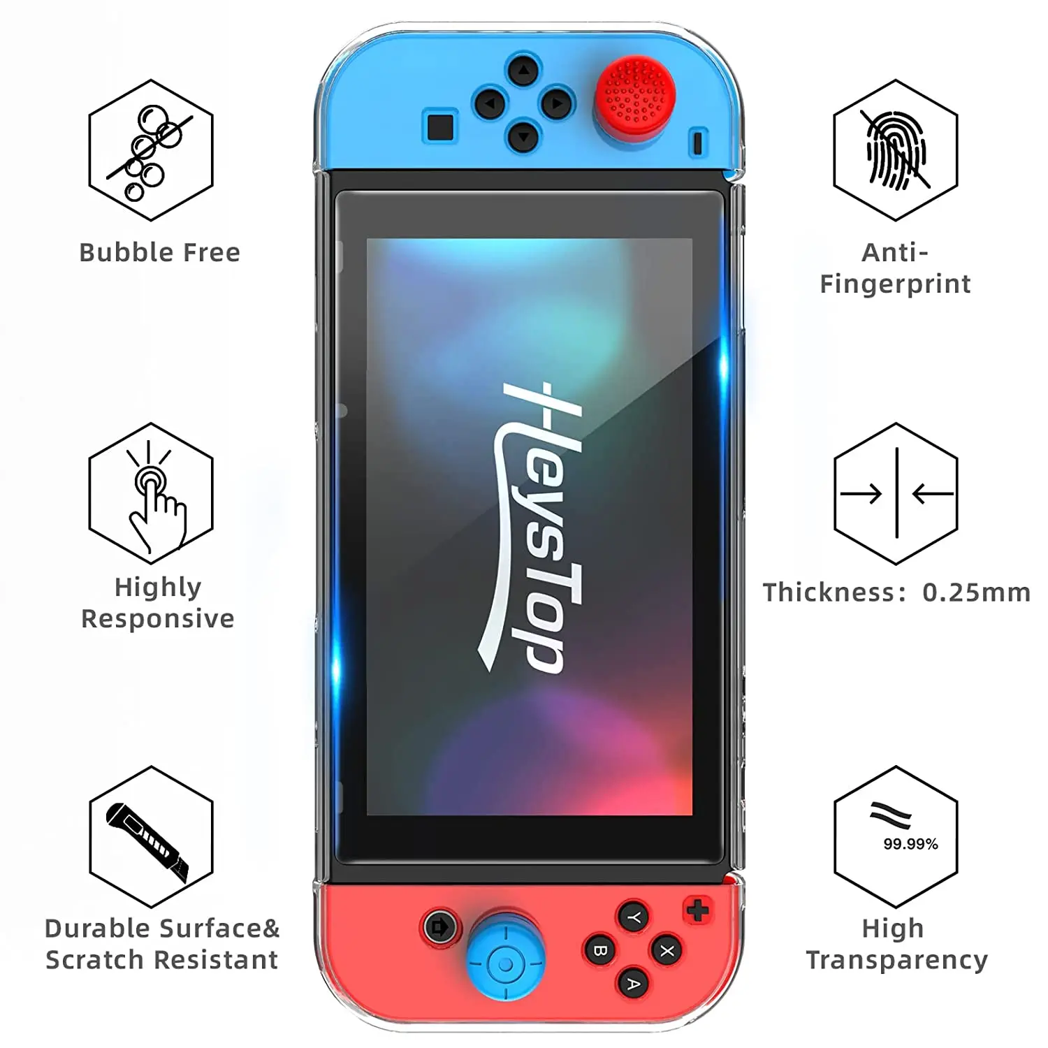Nintendo Switch 9 in 1 Accessories Kit - Protection & Style