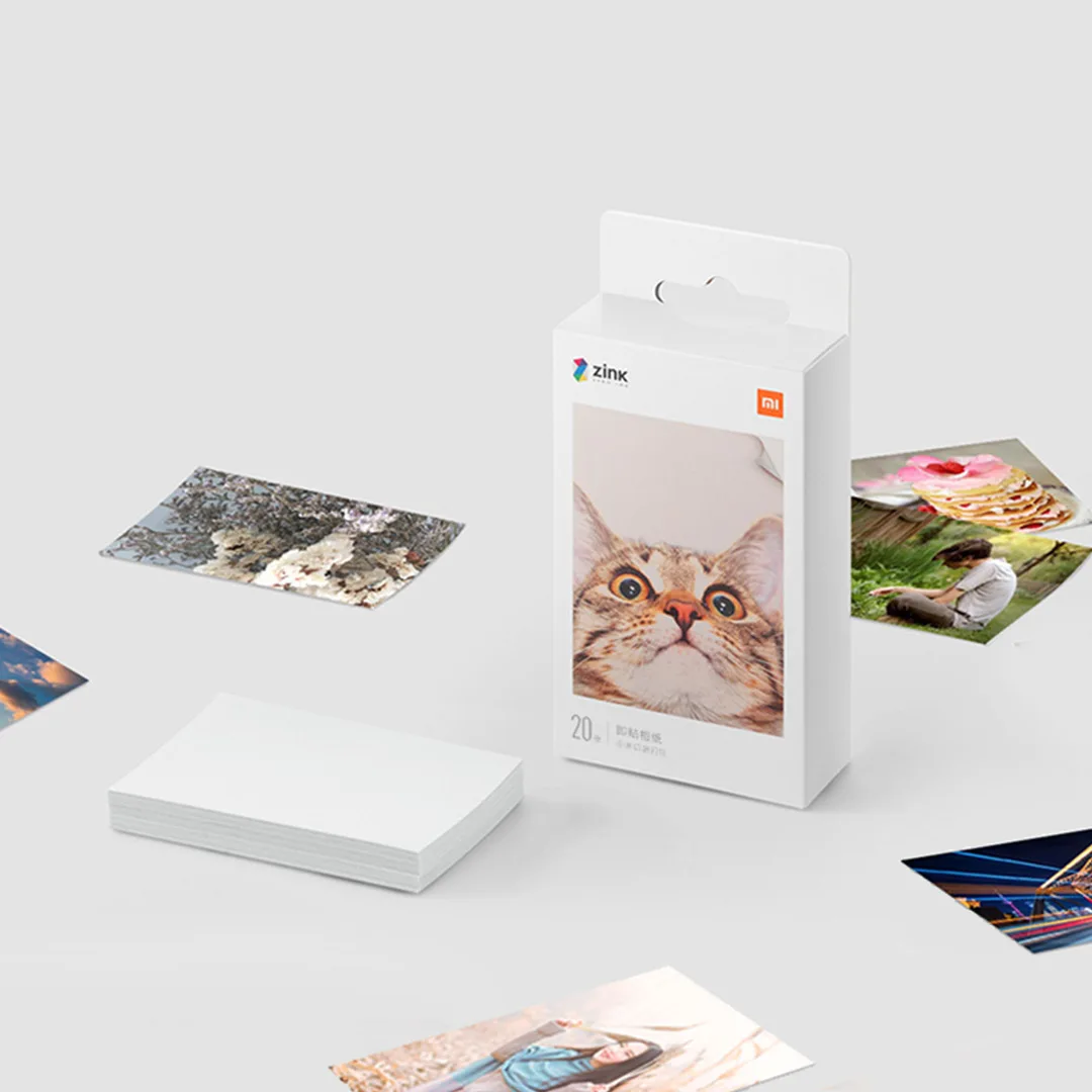 Premium Zink Papel Fotografico,para Xiaomi Mijia Impresora Móvil,Papel  Fotográfico Adhesivo,Impresión Sin Tinta,AR Fotos,5 x 7.6 cm,313 x 400 ppp, para Viaje,Cenas,Fiestas,Regalos(Paquete de 20 Hojas) : Amazon.es: Oficina  y papelería
