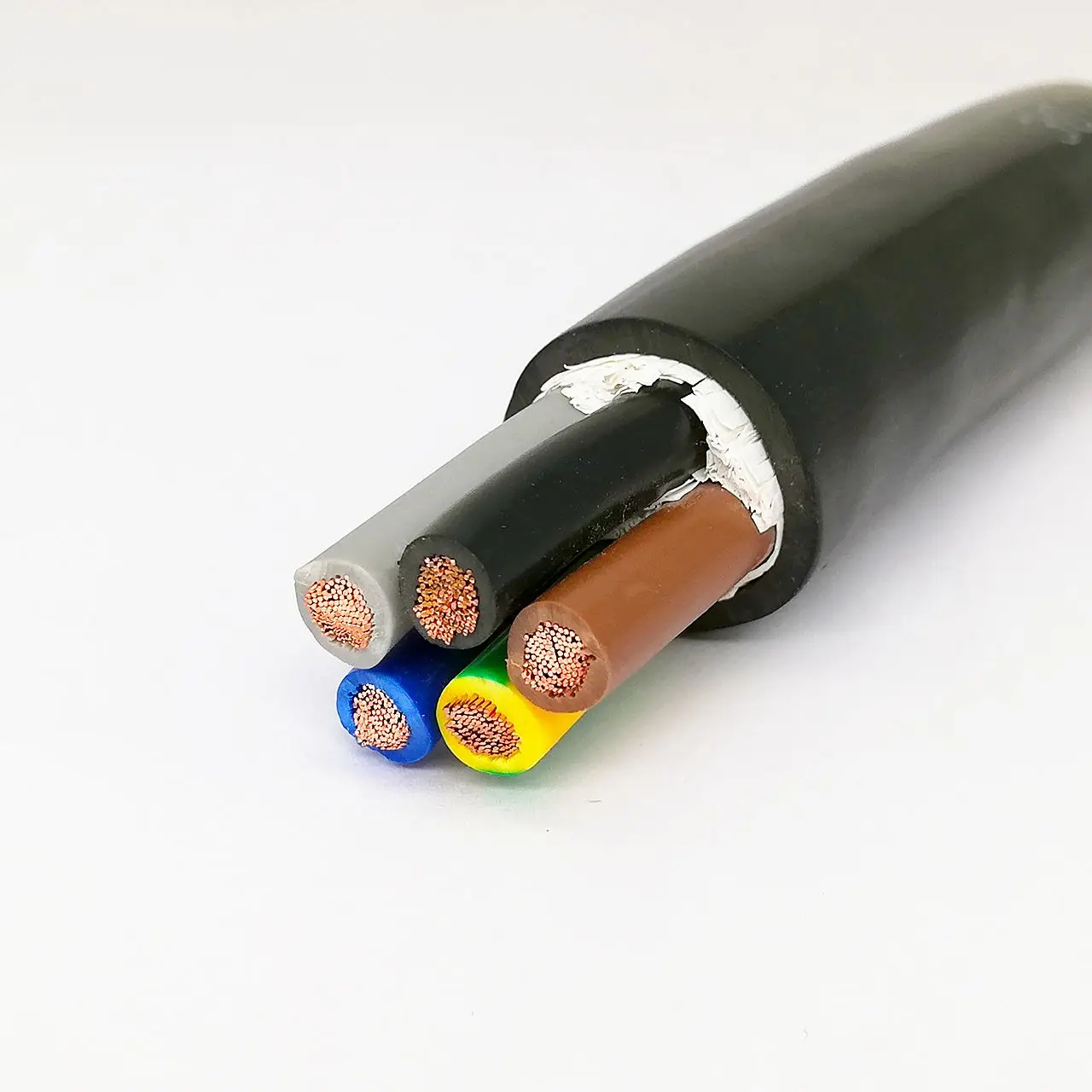 RUITIAN H05VV-F PVC Jacket Flexible 2Core  3Core  4Core 5Core Copper Electrical Cable Wires Roll Electrical Cable
