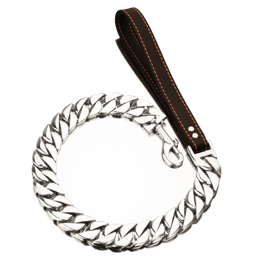 thick chain leash