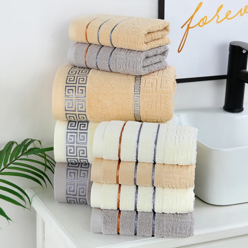 Premium 100 Cotton Bath Towel Set For Hotels Custom Soft Lintfree