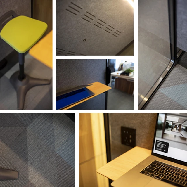 Telebooth Personal Soundproof Pod Customized Soundproof Work Room Home Office Pod