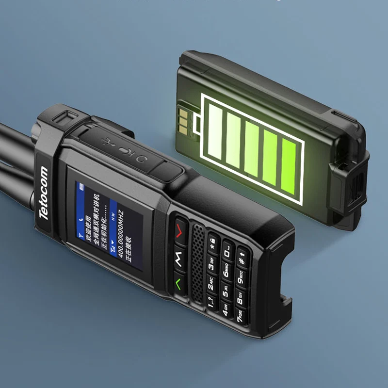 Dual Mode Global Network POC +UHF  LTE 4G Walkie Talkie 100KM Unlimited Talk Range Bluetooth Earphone Woki Toki  K25BS