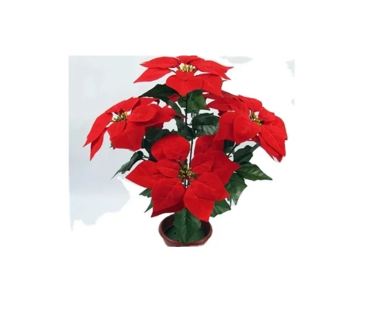 Emulate Bonsai 1 Bouquet Poinsettia Posy Decorative Artificial Christmas  Flowers Pot Plants Home Decor(without Flowerpot)| Alibaba.com