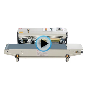 DBF-900 Horizontal  Type Continuous plastic film band Sealer Sealing Machine bag sealer  continuous band sealer