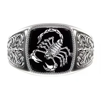 European and American Fashion Classic Personality Scorpion Trend Men's Ring