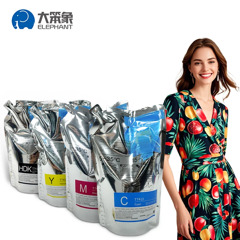 China Factory Outlet Premium Compatible Sublimation Ink Colorful Sportswear  Clothes Printing