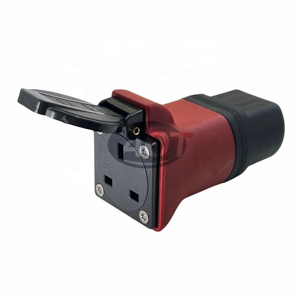 AOTAI Type2 to UK 3pin Plug Adapter S4L Single Phase EV Adapter AC Charger eBike Scooter