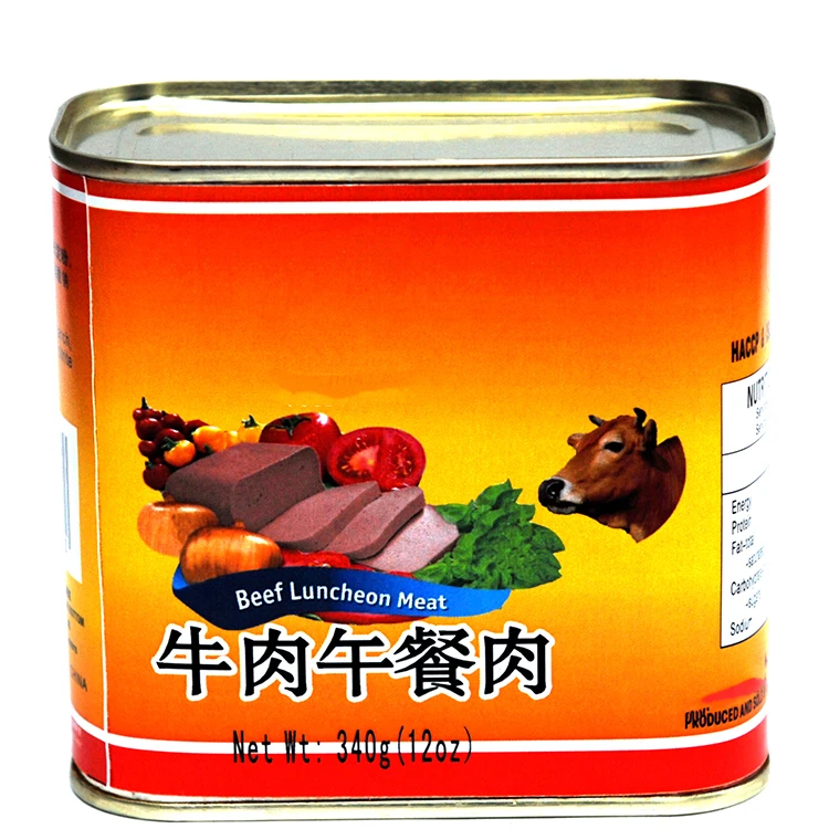 Top Quality Ready To Eat Beef Beef Can Best Luncheon Meat Brand