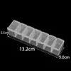7-compartment transparent plastic packaging box
