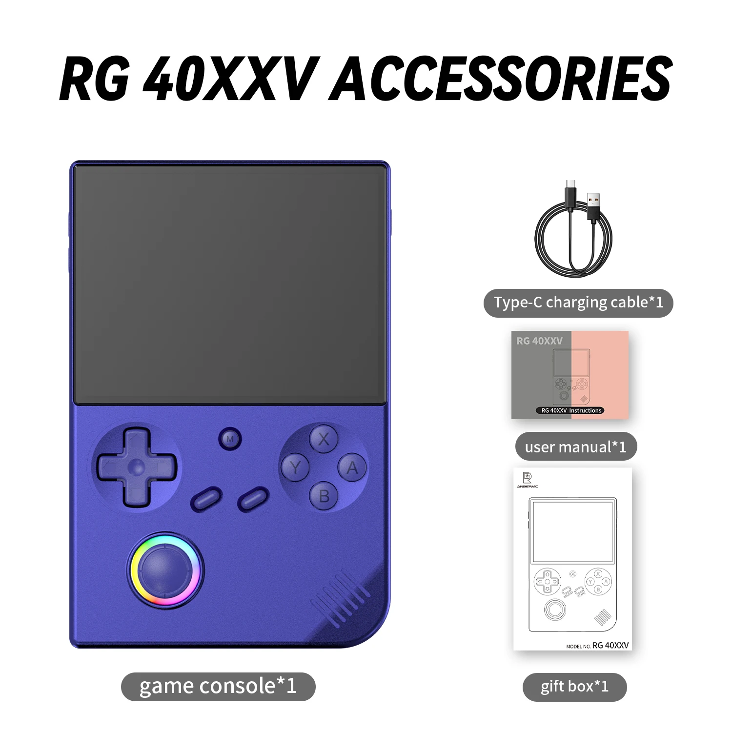 Anbernic RG40XX V New Video Game Console 4-Inch IPS Screen