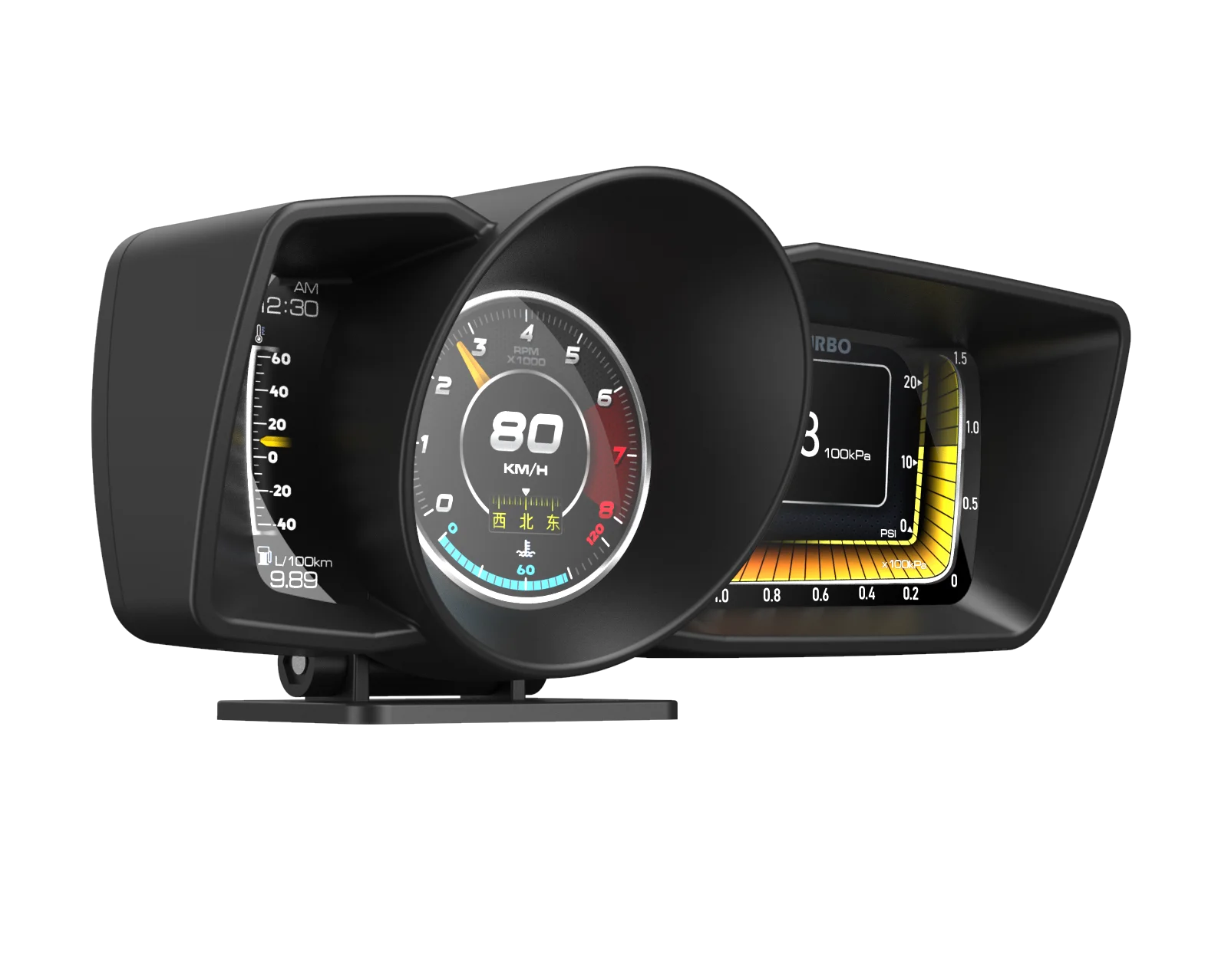 A600 автомобильный проекционный дисплей HUD автомобильная навигация OBD + GPS