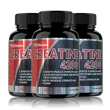 OEM/ODM Sports Nutrition Health Production Muscle Growing Creatine Capsules for Men Enhancement