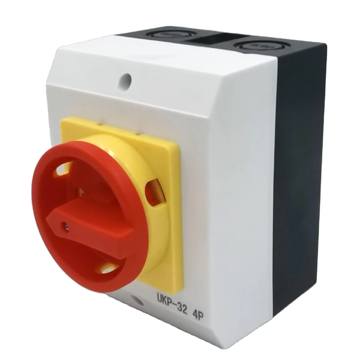 32A 4-Pole Rotary Load Disconnector Switch IP65 Waterproof Metal and Plastic Rotary Isolator Switch for AC 3-Phase