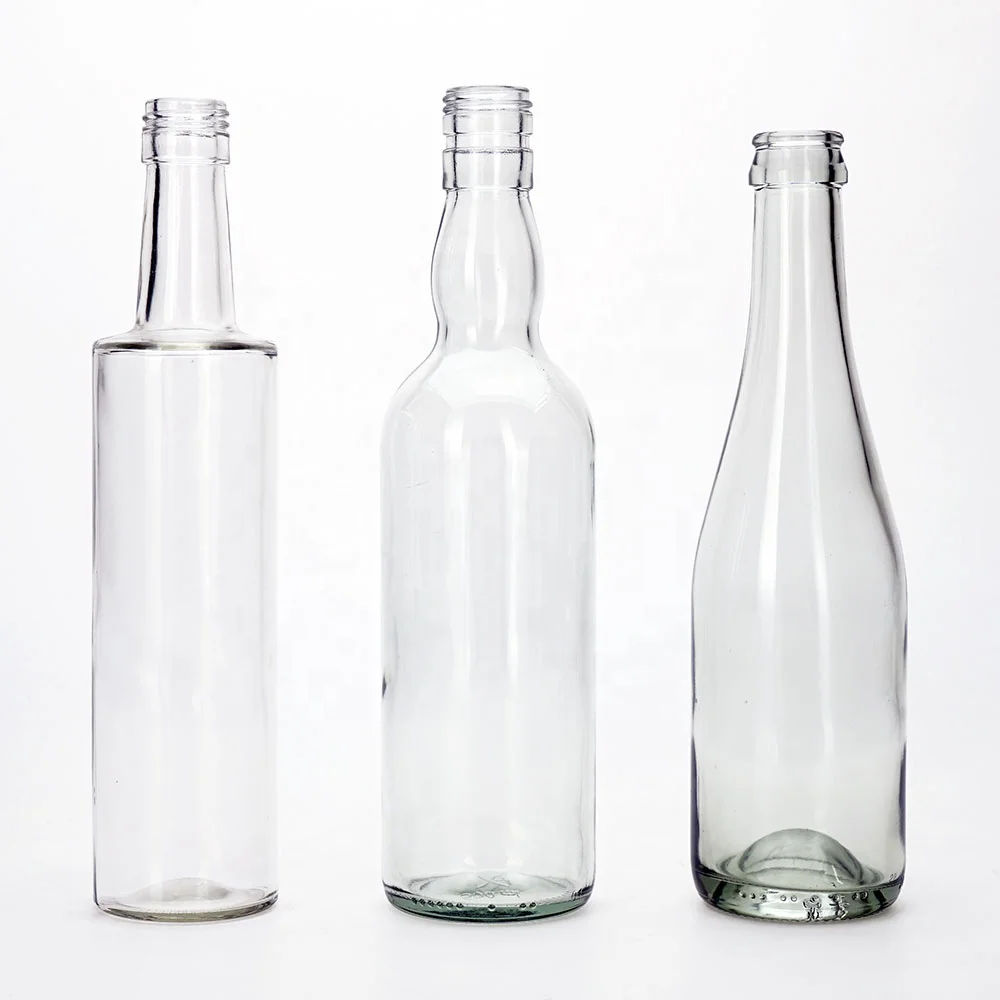 Vista Factory Product 70cl 700ml Empty Long Neck Glass Bottle for Alcohol Spirit Liquor Whisky Rum With Twist Off Lid