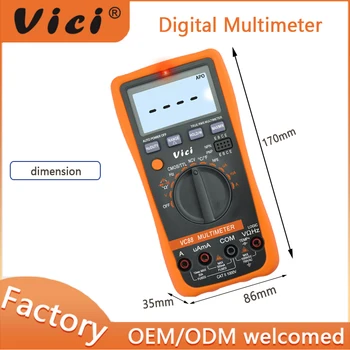 VICTOR VC88B VC88E Digital Multimeter High-Precision Smart Electrician  Repair Measurable Frequency Tester Meter Backlight