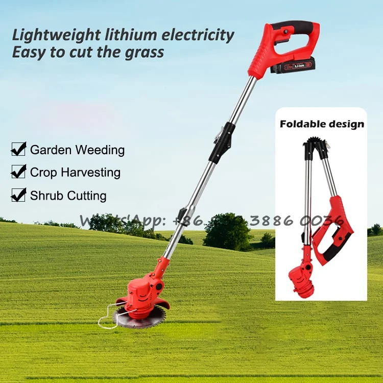 12v electric folding lawn mower low Alibaba