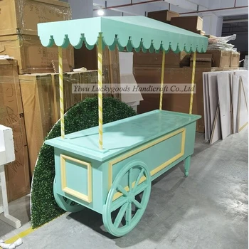 BJ220106-1 sweet cart wedding candy tiffany dessert candy bar cart wedding