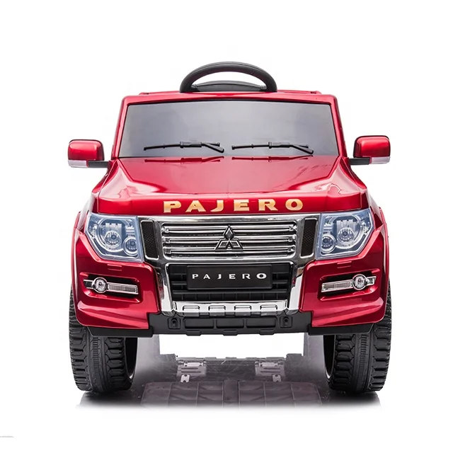 ライセンスされた三菱パジェロのおもちゃが車に乗る4x4電気自動車子供