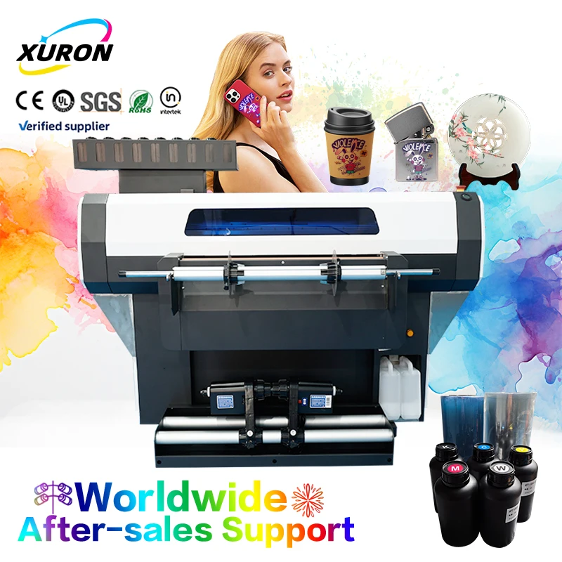 Xurong's High-Performance Fully Automatic Roll-to-Roll UV DTF Printer New Condition Multifunctional Efficient Transfer Printing